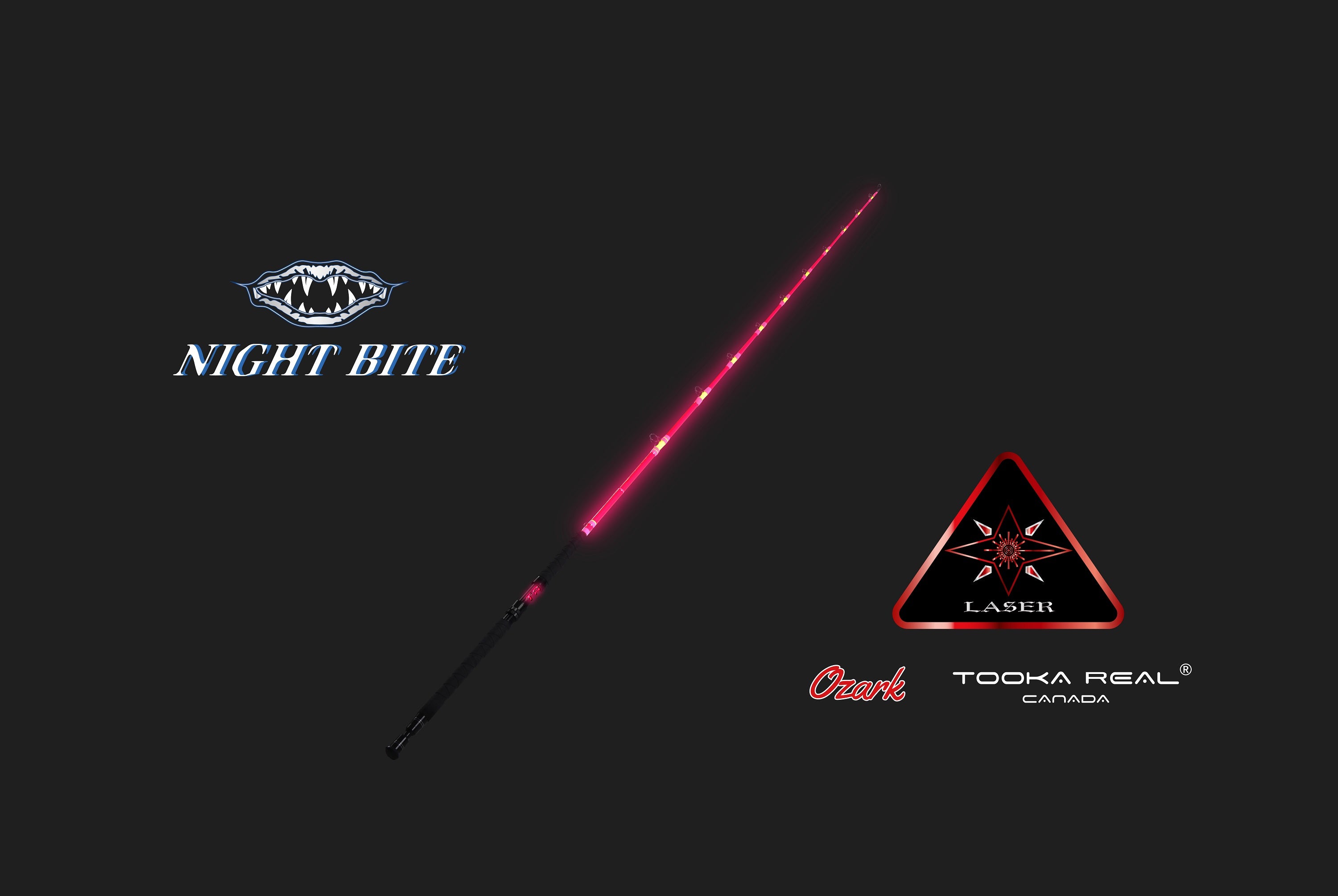 Night Bite Spinning Sturgeon / Catfish Rod